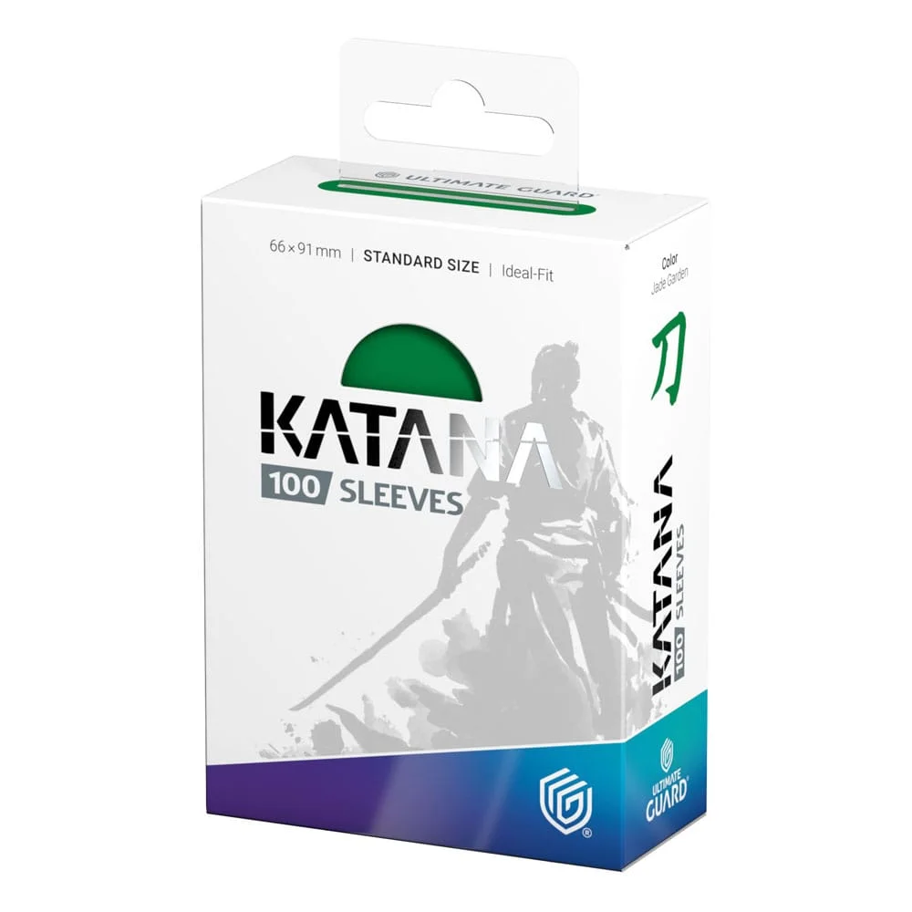 Ultimate Guard Katana Sleeves Standard Size 66 x 91 mm (100 Sleeves) - Jade Garden